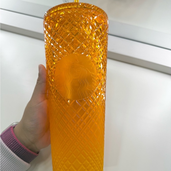 Starbucks Other - Starbucks Orange Jeweled Tumbler